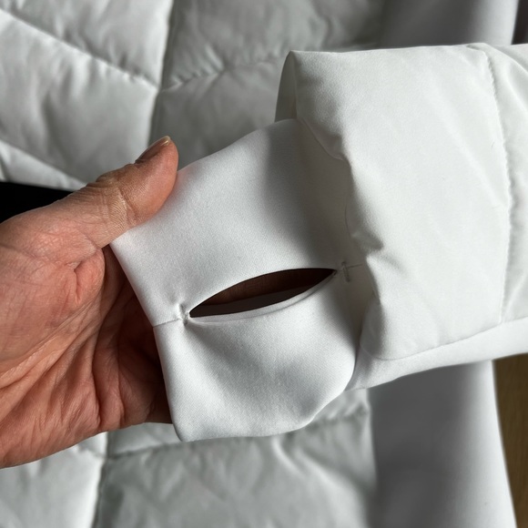 Michael Kors Women's Belted Faux-Fur-Trim Hooded Puffer Coat - Picture 8 of 8